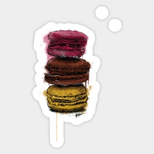 Macaron stack Sticker